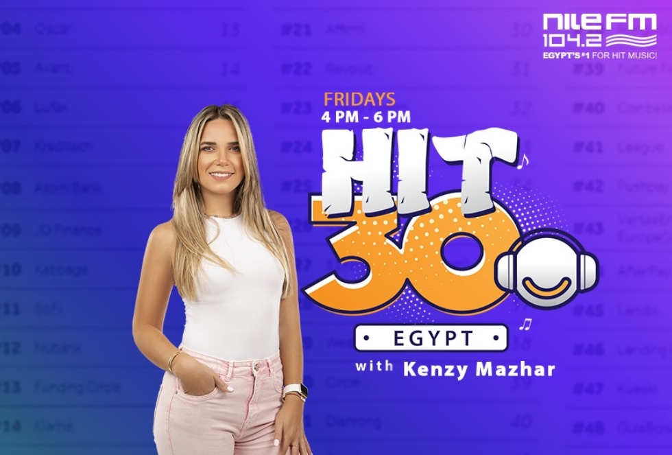 This Week's Hottest Tracks On NileFM's "Hit 30 Egypt" NileFM EGYPT
